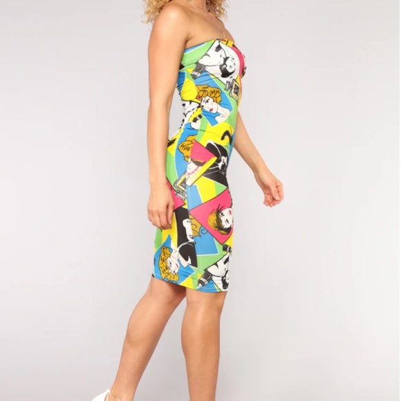 Fashion Nova Magazine Tube Dress - Picture 4 of 9